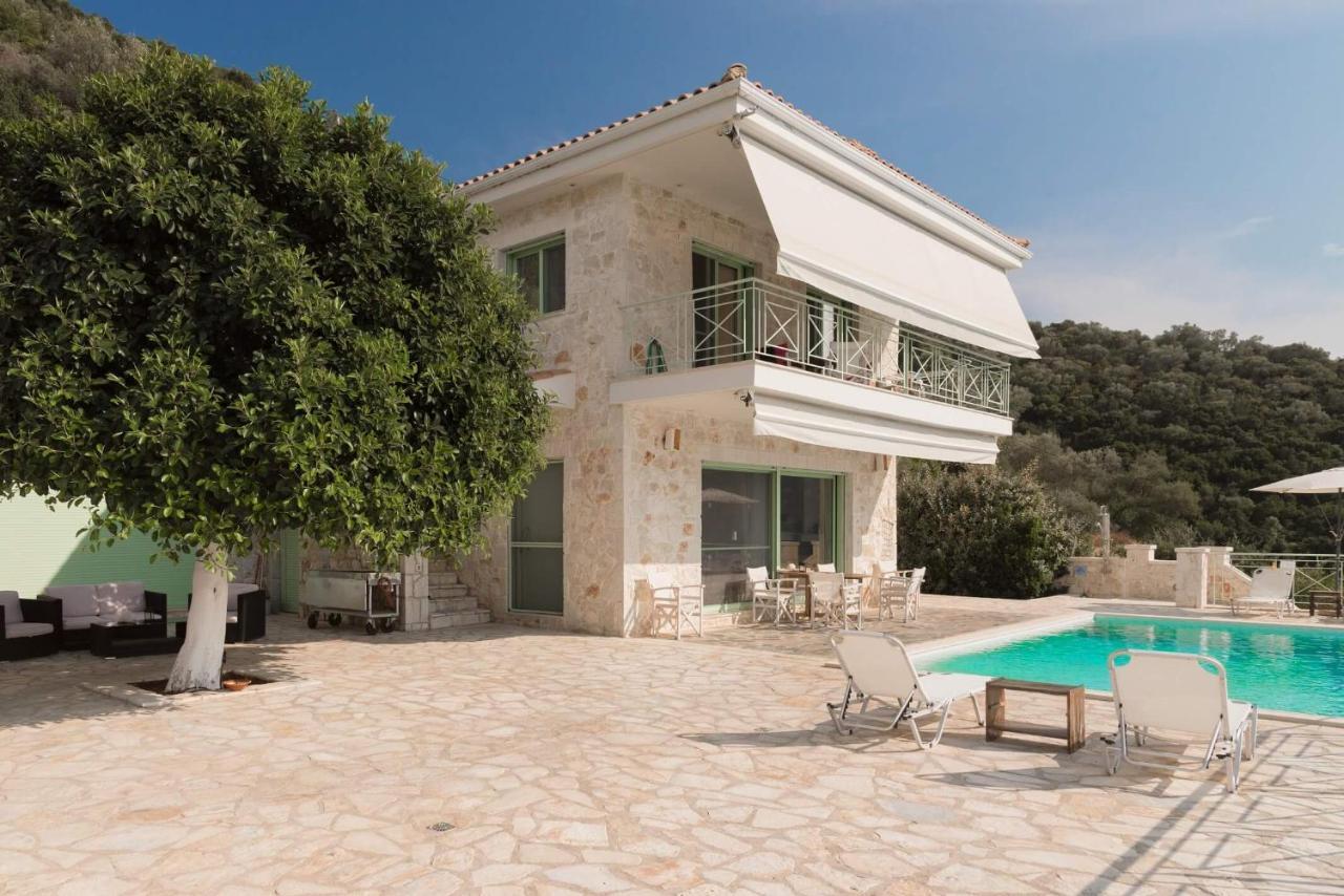 Meganisi Blue Villa Spartokhórion Dış mekan fotoğraf